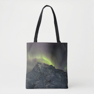 Aurora Borealis Iceberg Jokulsarlon Iceland Tote Bag