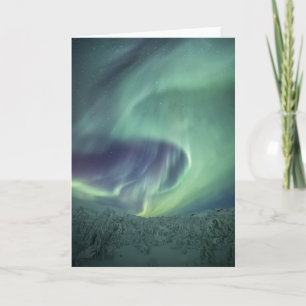 Aurora Borealis in Norway Card