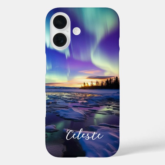 Aurora Borealis Iridescent Twilight Case-Mate iPhone Case (Back)