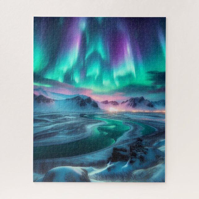 Aurora Borealis Jigsaw Puzzle (Vertical)