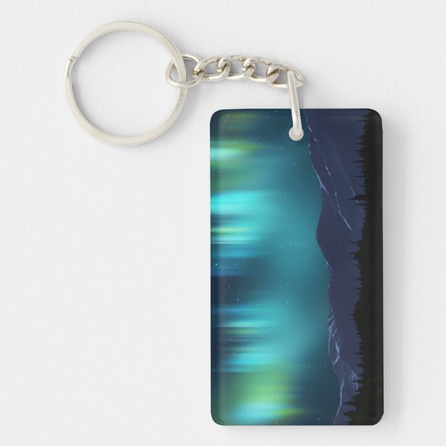Aurora Borealis Key Ring (Front)