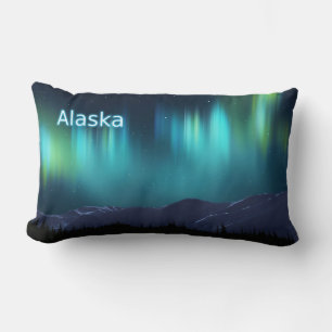 Aurora Borealis Lumbar Cushion