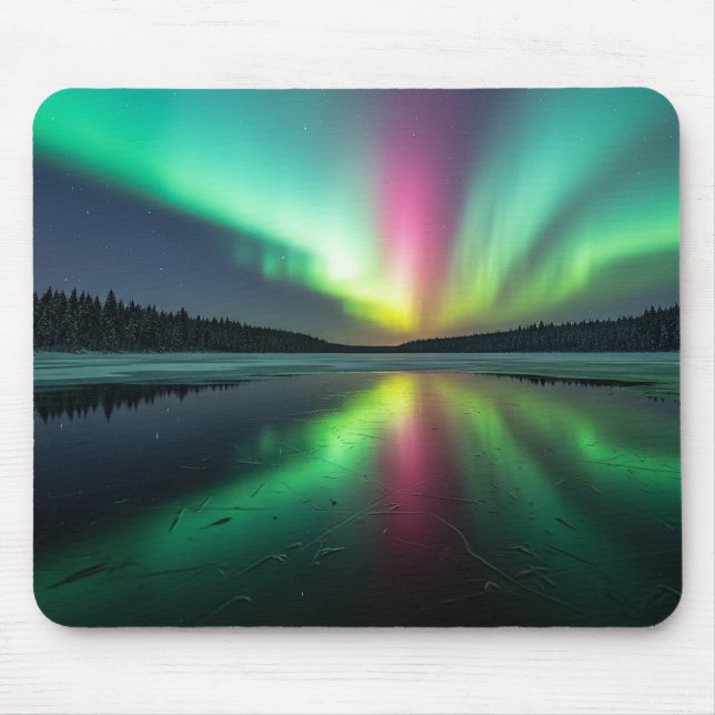 Aurora Borealis Mouse Pad (Front)