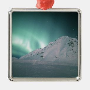 Aurora Borealis, near Palmer, January 17/18, Metal Tree Decoration