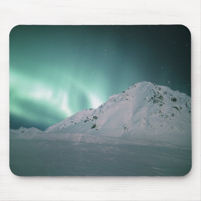 Aurora Borealis, near Palmer, January 17/18, Mouse Pad (Front)
