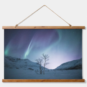 Aurora Borealis Night Hanging Tapestry