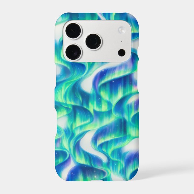 Aurora Borealis Northern Lights Abstract Pattern (Back)