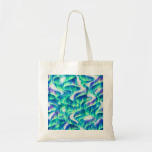 Aurora Borealis Northern Lights Abstract Pattern Tote Bag