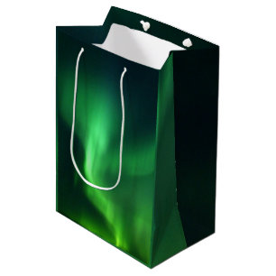 Aurora Borealis Northern Lights Alaska Sky Medium Gift Bag
