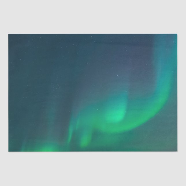Aurora Borealis Northern Lights Alaska Sky Tissue Paper (Front)