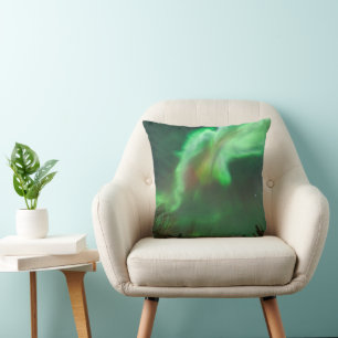 Aurora Borealis Northern Lights Fairbanks Cushion