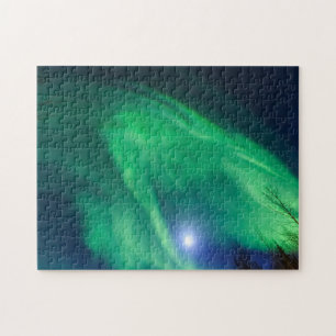 Aurora Borealis Northern Lights Fairbanks Jigsaw Puzzle