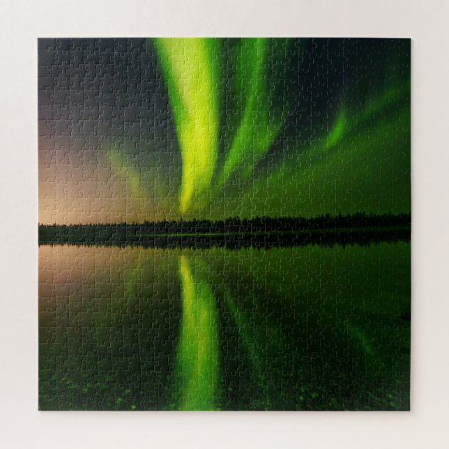 Aurora Borealis Northern lights Iceland Jigsaw Puz Puzzle (Vertical)