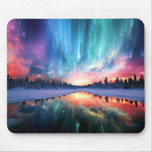 Aurora Borealis, Northern Lights, Mouse Pad