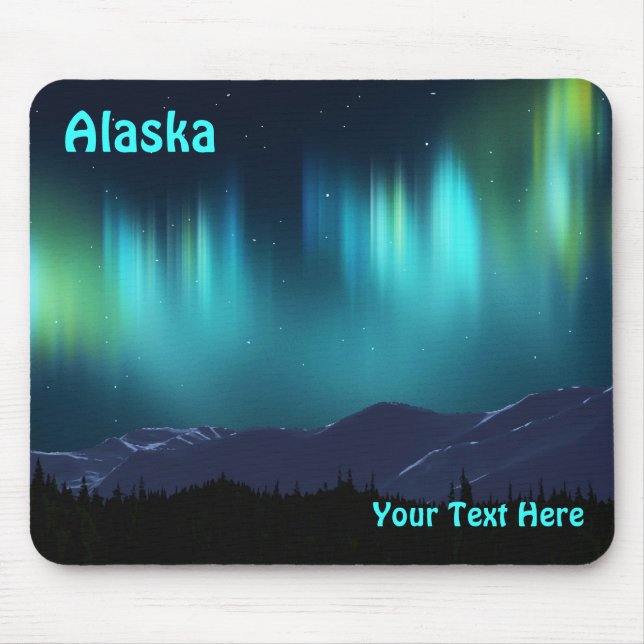 Aurora Borealis - Northern Lights Mouse Pad (Front)