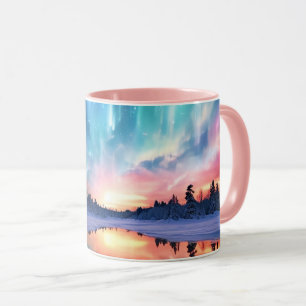 Aurora Borealis, Northern Lights, Mug
