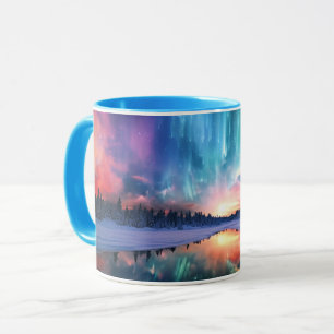 Aurora Borealis, Northern Lights, Mug