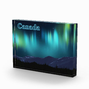 Aurora Borealis - Northern Lights Photo Block
