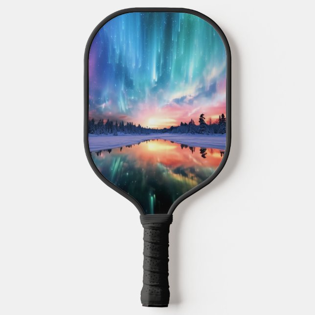 Aurora Borealis, Northern Lights, Pickleball Paddle (Back)