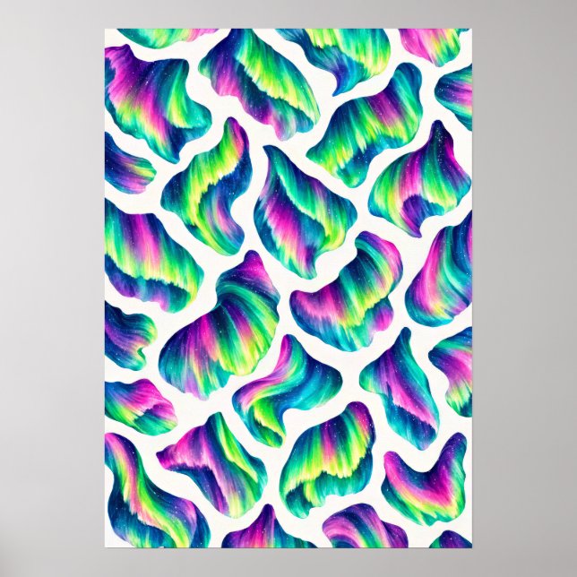 Aurora Borealis Northern Lights Poster (Front)