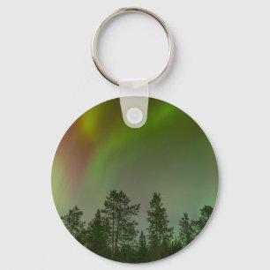 Aurora Borealis Northern Lights Skies Glow Sparkle Key Ring