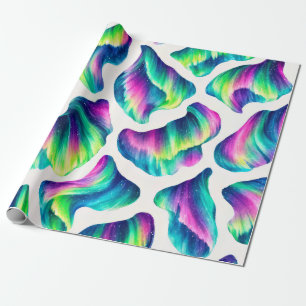 Aurora Borealis Northern Lights Wrapping Paper