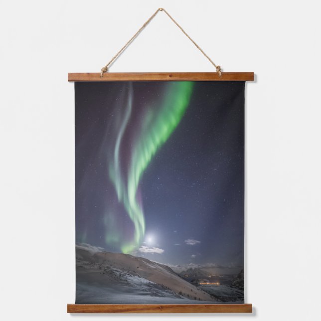 Aurora Borealis Norway Hanging Tapestry (Front)