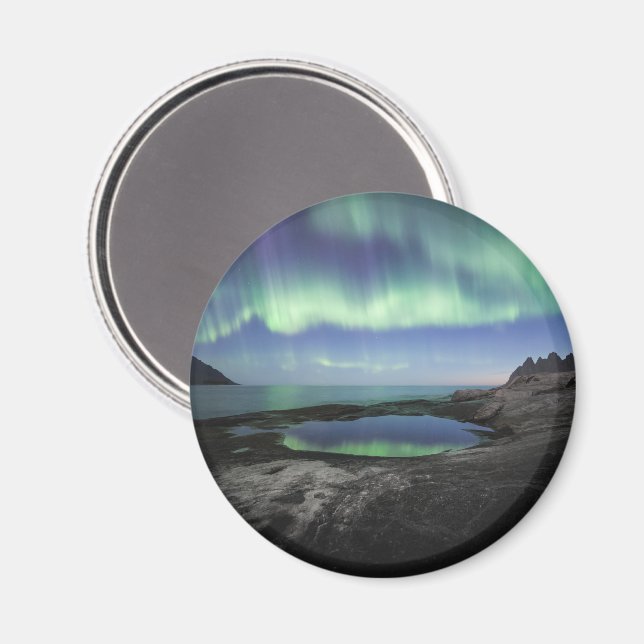 Aurora Borealis Norway Magnet (Front/Back)