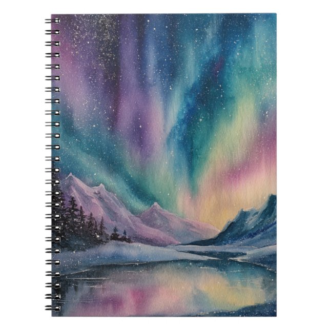 Aurora Borealis Notebook (Front)