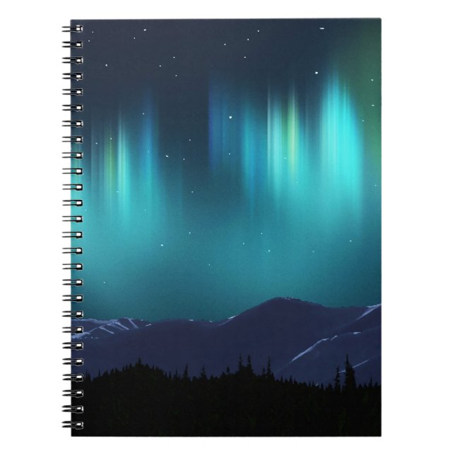 Aurora Borealis Notebook (Front)