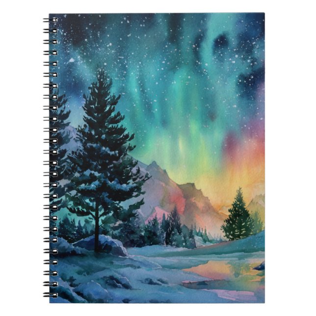 Aurora Borealis Notebook (Front)