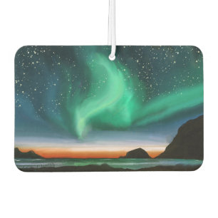 Aurora Borealis - Oil Painting Car Air Freshener