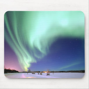 Aurora Borealis over Alaska Mouse Pad