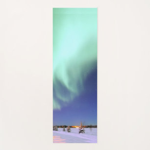Aurora Borealis over Alaska Yoga Mat