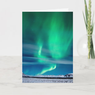 Aurora Borealis over Mosfellsheiði Card