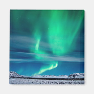 Aurora Borealis over Mosfellsheiði Magnet