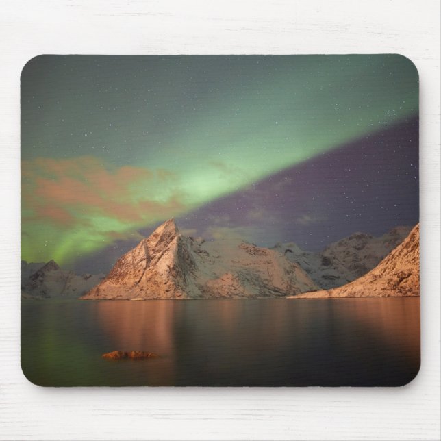 Aurora Borealis, Polar Lights Mouse Pad (Front)