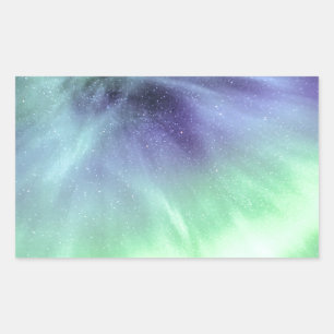 Aurora Borealis Rectangular Sticker
