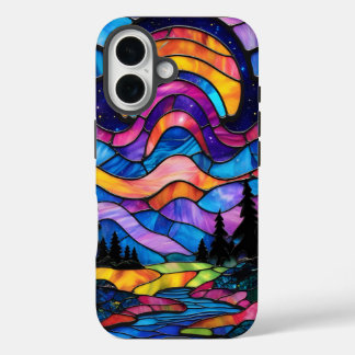 Aurora Borealis Stained Glass Phone Case