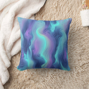 Aurora Borealis Swirl Northern Lights Cushion