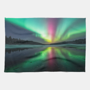 Aurora Borealis Tea Towel