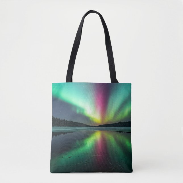 Aurora Borealis Tote Bag (Front)