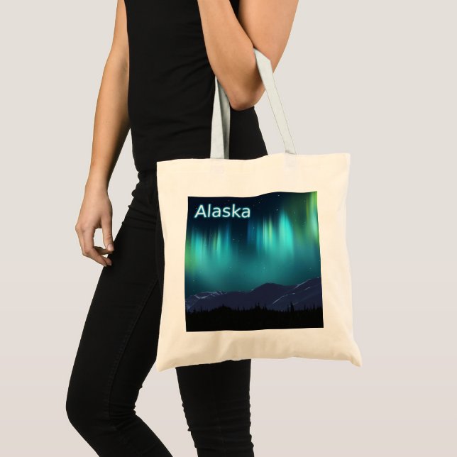 Aurora Borealis Tote Bag (Front (Product))