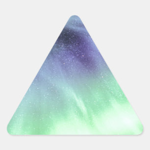 Aurora Borealis Triangle Sticker