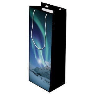 Aurora Borealis Wine Gift Bag