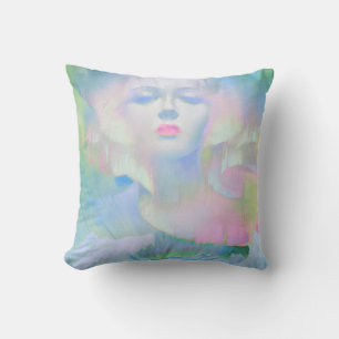 Aurora by Clive Henry pastel light Cushion