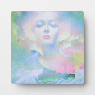 Aurora by Clive Henry pastel light Plaque