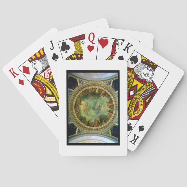 Aurora, ceiling painting possibly from the Library Playing Cards (Back)