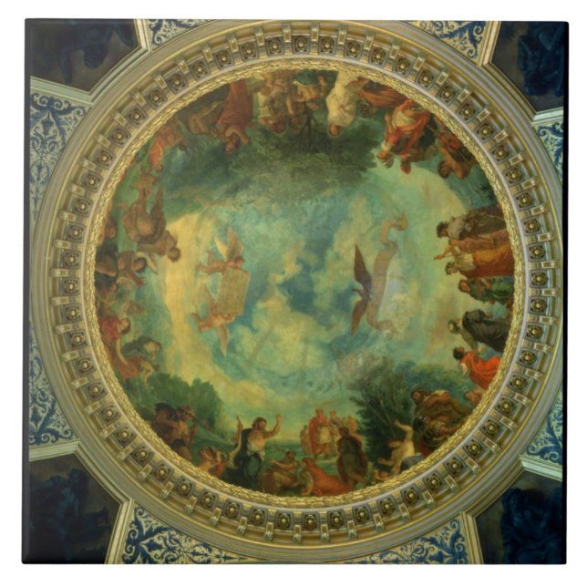 Aurora, ceiling painting possibly from the Library Tile (Front)