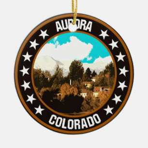 Aurora ceramic ornament